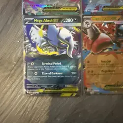 Pokemon Mega Evol MEGA EX Lot x9; mega Lucario, mega latias, mega absol, etc. - Image 4