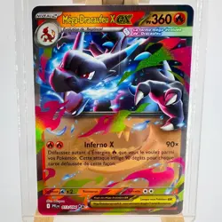 Mega-Dracaufeu X EX 013/094 Carte Pokemon ME02 Flammes Fantasmagoriques Mega ME2 - Image 1