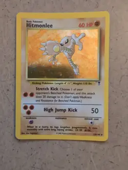 Pokemon TCG Hitmonlee 13/110 Holo Rare, Legendary Collection WOTC, LP/NM - Image 1