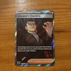 Giovanni's Charisma SR 197/165 Ultra Rare Pokemon Scarlet & Violet 151 MINT - Image 1