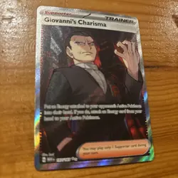 Giovanni's Charisma SR 197/165 Ultra Rare Pokemon Scarlet & Violet 151 MINT - Image 3