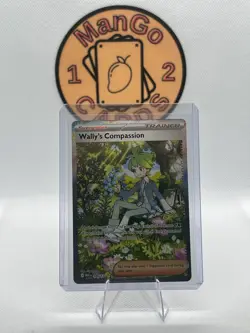 Wally’s Compassion 186/132 -Special Illustration Rare -Pokemon Mega Evolution-NM - Image 1