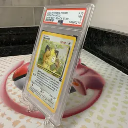 Meowth Holo Game Boy Black Star Promo #10 Pokemon TCG 2000 PSA 7 Near Mint - Image 3
