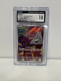 CGC 10 GEM MINT Drowzee 086/078 Violet Ex Art Rare Holo Japanese Pokemon Komiya - Image 2