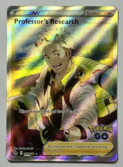 Professor's Research 078/078 (NM) Ultra Rare Sword & Shield: Pokemon GO 2020 - Image 1