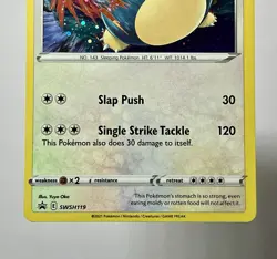 Snorlax SWSH119 (NM) Holo Rare Sword & Shield: Black Star Promo 2021 Pokemon - Image 4