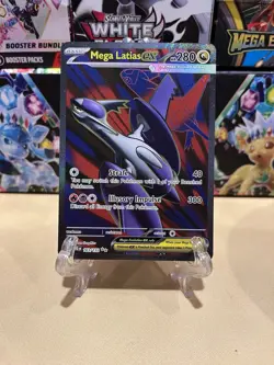 Mega Latias EX 163/132 Pokemon Mega Evolution Full Art Ultra Rare - Image 1