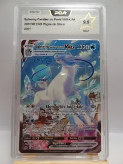 Carte Pokemon " Sylveroy Cavalier du Froid " 203/198 - Regne de Glace PCA 9,5 FR - Image 1