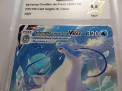 Carte Pokemon " Sylveroy Cavalier du Froid " 203/198 - Regne de Glace PCA 9,5 FR - Image 5