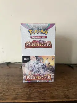 Pokemon TCG Scarlet & Violet Paldea Evolved Half Booster Box Factory Sealed - Image 1