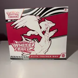 Pokemon TCG: Scarlet & Violet - WHITE FLARE Elite Trainer Box FACTORY SEALED ETB - Image 1