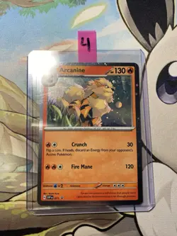 Pokemon TCG Arcanine Svp Black Star Promos SVP011 Holo Promo Cosmos Holo NM - Image 1