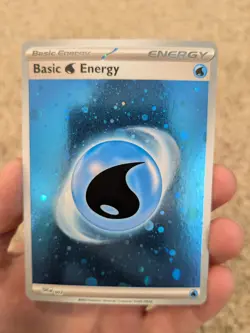 Pokemon 151 HD Cosmos Holo Basic Water Energy Master Set - Image 1