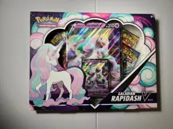 Sword & Shield Pokemon TCG Galarian Rapidash V Box - Factory Sealed - Image 1