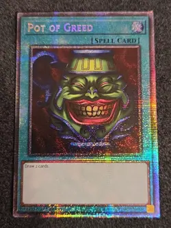 Yugioh Pot of Greed MP25-EN050 1st Edition Starlight Rare NM - Image 1