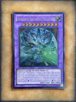Yugioh Supreme Arcanite Magician STBL-EN038 Ultimate Rare 1st Ed NM - Image 1