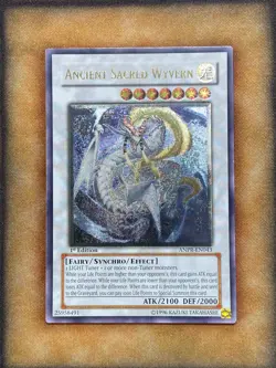 Yugioh Ancient Sacred Wyvern ANPR-EN043 Ultimate Rare 1st Ed NM - Image 1