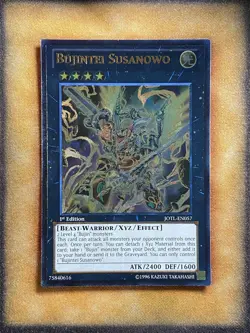 Yugioh Bujintei Susanowo JOTL-EN057 Ultimate Rare 1st Ed NM - Image 1