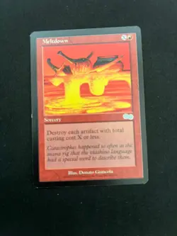 Meltdown Urza's Saga Light Play Magic The Gathering Cards - Image 1