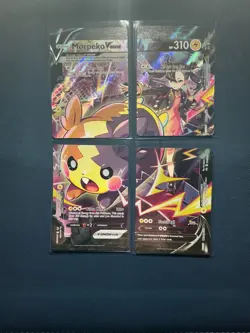 Pokemon Morpeko V-Union 4 Card Set SWSH287 SWSH288 SWSH289 SWSH290 Promo - Image 1