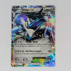 Dialga EX 62/119 XY Phantom Forces Ultra Rare LP Pokemon TCG Card - Image 1