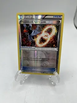 POKEMON HOUNDOOM SPIRIT LINK REVERSE FOIL CARD - Image 1