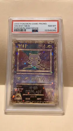 Pokemon TCG Ancient Mew Holo Rare Card PSA 8 NM-MT WOTC Pokemon 2000 Movie Promo - Image 1