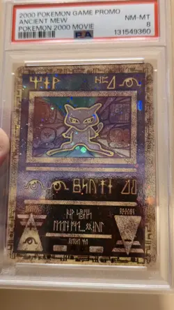 Pokemon TCG Ancient Mew Holo Rare Card PSA 8 NM-MT WOTC Pokemon 2000 Movie Promo - Image 2