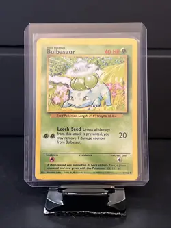 Pokemon TCG Bulbasaur Base Set 44/102 Unlimited Card - Image 1
