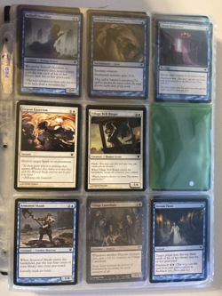 600+ MAGIC THE GATHERING cards in 43 9 Pocket Binder Pages. Innistrad Block - Image 1