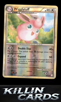 Reverse Holofoil Wigglytuff 56/123 Pokemon Uncommon HeartGold SoulSilver Card MP - Image 1