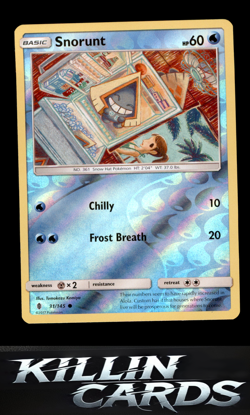 Reverse Holofoil Snorunt 31/145 Pokemon Common SM - Guardians Rising Card NM - Image 1