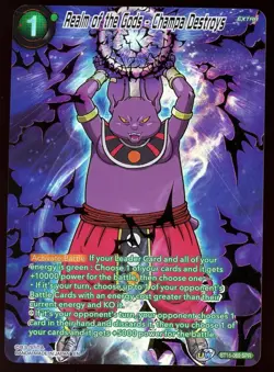 Realm of the Gods Champa Destroys BT16-069 SPR Dragon Super Card Game NM - Image 1