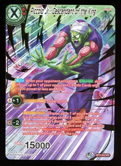 Piccolo Jr. Descendant of the King BT12-004 SPR Foil Dragon Ball Super Card Game - Image 1