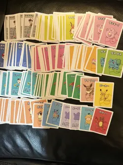 180 LOT Pokemon Old Maid Cards Japanese Center NM - GM Pikachu Squirtle READ - Image 1