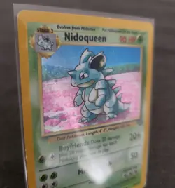 Pokemon Card - Nidoqueen 7/64 Jungle Holo Rare WOTC - Heavy Play - Free Post - Image 4