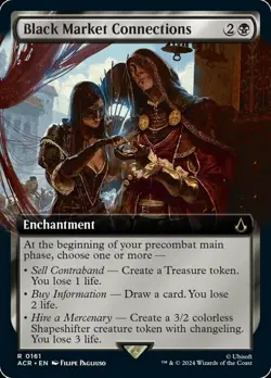 Near Mint, English - 1 x MTG Black Market Connections - Extended Art Universes B - Image 1