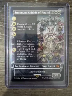 Magic The Gathering Final Fantasy Borderless Summon: Knights of Round #0359 - Image 1
