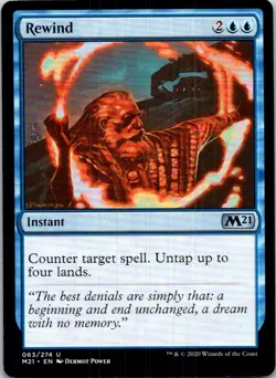 Rewind 63 U Core Set 2021 LP Magic The Gathering - Image 1