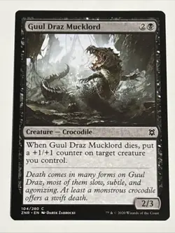 MTG Zendikar Rising Guul Draz Mucklord 104/280 NM - Image 1