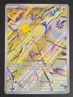 Joltik 150/142 Sv07: Stellar Crown Holo NM Pokemon TCG Ships FAST - Image 1