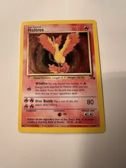 Pokemon TCG Moltres 12/62 Holo Excellent Condition - Image 1
