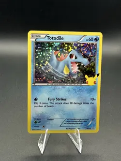 Totodile 18/25 Holo Pokemon 2021 McDonald's Promo - Image 1
