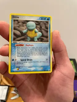 DITTO 2005 Pokemon EX Delta Species Squirtle #64/113 NM-/LP+ - Image 1