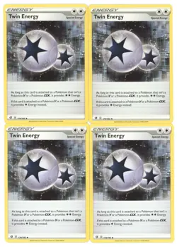 4x Pokemon TCG Twin Energy 174/192 Swsh02: Rebel Clash Playset - Image 1