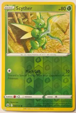 Pokemon - Scyther #006/159 - Crown Zenith Reverse Holo - Image 1