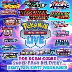 24x Destined Rivals Codes Booster Pokemon TCG LIVE - PTCGL - SENT FAST - Image 1