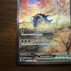 Great Tusk ex 246/198 SV01: Scarlet & Violet Base Set Holo Full Art Pokemon TCG - Image 5