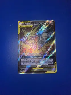 Pokemon TCG Moltres Zapdos Articuno GX SM210 Hidden Fate Promo - Image 1