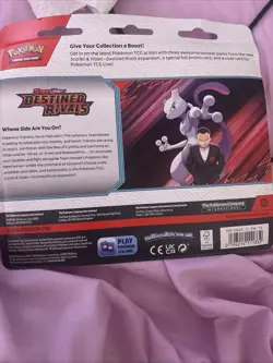 Pokemon TCG: Scarlet & Violet - Destined Rivals 3 Pack Blister New Sealed - Image 2